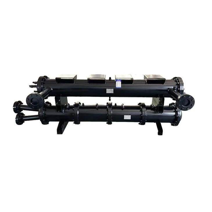 Água de casca e tubo - evaporador resfriado e unidade combinada de condensador para sistemas de chiller industrial